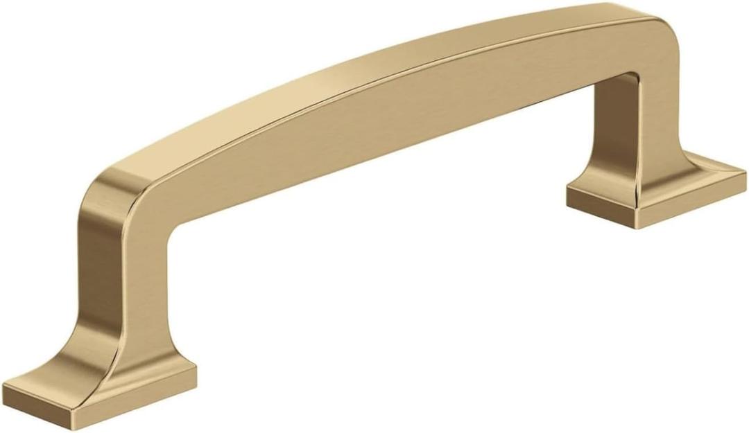 Amerock | Cabinet Pull | Champagne Bronze | 3-3/4 inch (96mm) Center-to-Center Drawer Pull | Westerly | Kitchen and Bath Hardware | Furniture Hardware