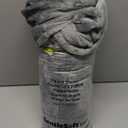 Bedsure GentleSoft Fleece Bed Blankets Queen Size Grey - Soft Warm Spring Blanket Lightweight Cozy Anti-Static Microfiber, Room Home Decor Gifts for Women and Men, 90x90 inches