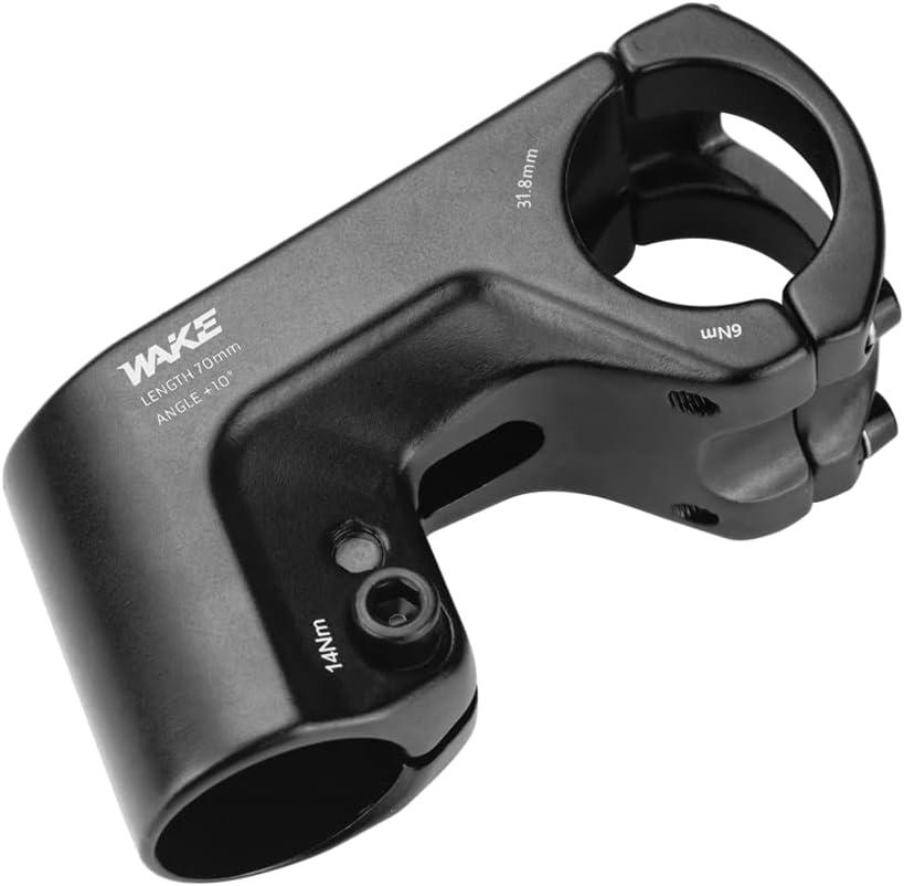 CYSKY Bike Stem 10 Degree 31.8 70mm MTB Short Stem Mountain Bike Handlebar Stem Riser for Most Bicycle, Road Bike, MTB, BMX, Cycling