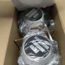 Sucolite Small 11.8" Table Lamps Set of 2, Bedside Nightstand Lamps for Bedroom Kids Room, Cute Desk Lamps with Studded Texture Base for Reading Nursery Living Room Office, White