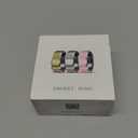 Nyweey Smart Ring for Women Men Fitness Ring with Heart Rate, Blood Oxygen, Blood Pressure, Sleep Tracker, Step Tracker, IP68 Waterproof Health Ring for iOS & Android,No Subscription Fee (Silver, 7#)