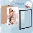 WIFTREY Black 8x10 Picture Frame Set of 18, Multi Photo Frames 8 by 10 Bulk for Wall Hanging or Tabletop Display