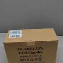 Vinkor Flameless Candles Battery Operated Candles Real Wax Pillar LED Candles with 10-Key Remote and Cycling 24 Hours Timer (Ivory 4" 5" 6" 7" 8" 9")