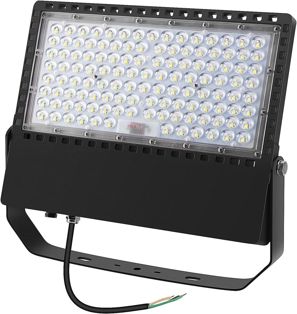 Juyace Led Stadium Flood Light Outdoor 36000Lm 1500W Equivalent Super Bright Commercial Area Lighting 100-277V 5000K Daylight IP65 Waterproof Arena Lights for Sport Fields and Courts (240W 1 Pack)