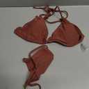 XUNYU Thong Bikini Sets for Women - Brazilian Micro String Bikinis Sexy Two Piece Swimsuit Triangle Top Halter Bathing Suits (Brown, S)