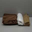 Small Dog Bed Memory Foam, Orthopedic Waterproof Puppy Bed with Anti-Slip Mat, Chew Proof Pet Bed Washable Dog Couch (Brown) (30.0"L x 20.0"W x 6.7"Th)