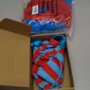 Hicarer 4 Costume Set for Women Include Red Blue Tulle Tutu Skirt Striped Socks Stretchy Gloves Ponytails Headband (Kids)