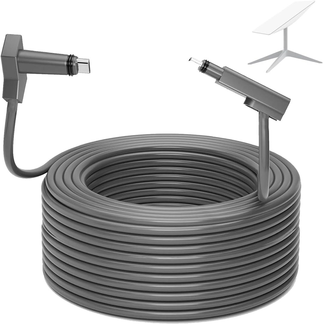 CHGRNLF Gen 2 Cable for Starlink 150Ft, Eethernet Cable for Star Link V2 Standard Actuated Kit Waterproof Grey