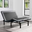 SunsGrove Queen Adjustable Bed Frame with Wireless Remote, Zero Gravity, Head & Foot Incline, Anti-Snore, Memory Presets, Quiet Motor, Electric Bed with Adjustable Leg Heights