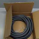 5/8 Heavy Duty Garden Hose 25 ft  Outdoor Hybird Water Hose with Solid Fitting - Flexible, Kinkless, Lightweight Garden Hose for Lawn Watering, Car Washing - Burst 500 Psi (Grey,25 ft) (Gray)