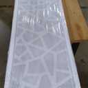 Roundhill Furniture Giyano 4 Panel Screen Room Divider, White