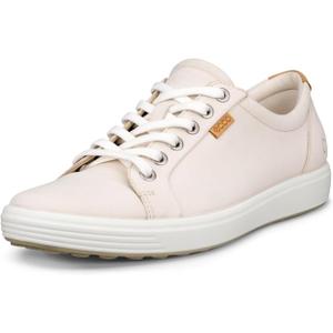 ECCO Women's Soft 7 Sneaker, Limestone Nubuck, 9-9.5
