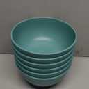 Wrova Wheat Straw Bowls Set 60 OZ Unbreakable Large Cereal Bowls Set of 6 Microwave and Dishwasher Safe Bowls Big Bowls for Dorm and Apartment BPA Free Soup Bowl for Serving Oatmeal and Salad (Green)