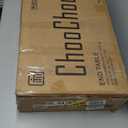 ChooChoo Farmhouse End Table Set of 2, Narrow Side End Table with Storage Shelf, Rustic A-Design Nightstand Sofa Table for Living Room, Bedroom(White&Brown)