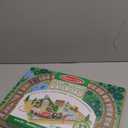 Melissa & Doug Take-Along Railroad Tabletop Playset with Wooden Train Toys, Animals & Scenery Play Pieces, Preschool Learning Toys for Girls & Boys 3+ - FSC Certified