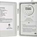 DEWENWILS Pool Pump Timer, Digital Timer Box, 2HP 40A 120-277 VAC, 7-Day 20 ON/Off Programmable Timer Switch for Water Heater, Pool Pump, SPA, Motor, ETL Listed (White)