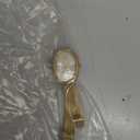 MASTOP Petite Vintage Oval Gold Women’s Watch, Waterproof Elegant Bracelet Watch for Small Wrists Minimalist Easy to Read (Gold White)