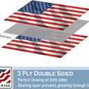 American US Flag 3x5 FT 100% Made in The USA- Heavy Duty Vibrant Colors Double Sided United States Flag with 2 Brass Grommets for Home/Company/Indoor Outdoor Decoration (FMAA Certified)