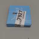 BRONZEDOG Rolled Leather Dog Collar for Small Medium Large Dogs with QR ID Tag (S: 12-14 Inch, Ocean Blue)