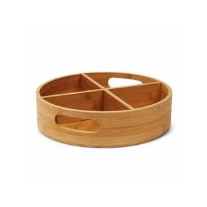 Core Bamboo,Lazy Susan,Dimensions 11.81 in x 11.81 in x 3.74 in