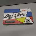 alchilalart Acrylic Paint Markers, 24 Color Fine Tip Permanent Acrylic Paint Pens For Rock Painting, Canvas, Wood, Glass, Ceramic, Fabric, Plastic, Egg, Scrapbook, Art Painting Supplies Kit