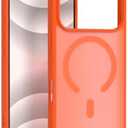 Silicone Case Compatible with iPhone 17 Pro (Orange)