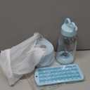 Portable Personal Blender 17 OZ/500 ML Juicer, 175W Personal Size Blender, Ideal for Smoothies, Ice Blending, Juicing, and Food Processing, Compact, Convenient, and Versatile (Blue)