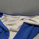 Waterproof Blanket for Bed Couch Sofa, Reversible & Reusable Cat, Dog Blanket Waterproof Washable, Small Water Resistant Blankets, Leakproof (40"x60", Blue/Warm White)
