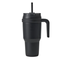 REDUCE 40 oz Stainless Steel Tumbler with Handle - Dual-Wall Vacuum Insulated Travel Mug, Sweat-Proof Lid & Reusable Straw - Keeps Drinks Cold for 24 Hrs, Fits Cupholders, Dishwasher Safe - Phantom