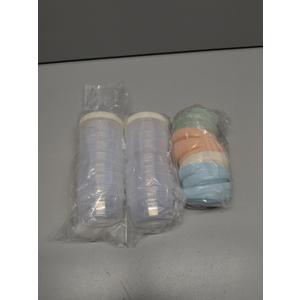 VITEVER [16 Pack] 4 oz Small Containers with Lids, Reusable Plastic Jars for Snack and Puree, Salad Dressing Container to Go, Deli Containers, Freezer Baby Food Containers, Dishwasher Safe, BPA Free