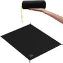 Gold Armour Tent Footprint, Camping Tarp Waterproof Ultralight - 84x60in | 84x84in | 84x96in | 82x106in | 120x108in | 120x120in | 120x144in Floor and Ground Tarps for Camping Hiking (Black 84x96in)