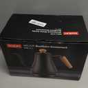 Bodum 27oz Bistro Gooseneck Electric Water Kettle, Pour Over Coffee & Tea, Stainless Steel, Matte Black (0.8 Quarts)