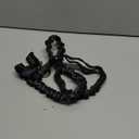 AUROTH Heavy Duty Bungee Dog Leash for Shock Absorption - 6FT Black Training Leash with 2 Padded Handles for Medium Large Breed Dogs