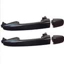 Lcyolada 2Pcs Rear Sliding Door Handle for Toyota Sienna 2011 2012 2013 2014 2015 2016, Rear Left Driver & Right Passenger Side Replace# 6923008040C0, Black