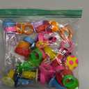 Honeydak 48 Pcs Soccer Sport Cupcake Rings Toppers Decoration Sport Ball Theme Cupcake Picks Cake Decoration for Baby Shower Birthday Party Cake Supplies