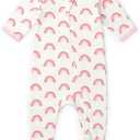 Monica + Andy Double Zipper One Piece, 100% Organic Baby Clothes for Girls & Boys, Unisex, Preemie, Newborn & Infant Sizes, New Born