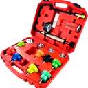 14PCS Pressure Leak Tester Tool Kit, Radiator Pump Pressure Tester Kit for Automotive Cooling System Water Tank Leakage Detection