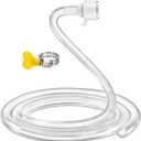 Faucet Hose Adapter for Sink 6.1FT PVC Water Hose with Adjustable Clamp Universal Faucet Connector for Water Filters Portable Sinks Outdoor Cleaning