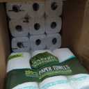 Seventh Generation 100% Recycled Paper Towels, 2 Ply, 140 Sheets, 6 Rolls (White)