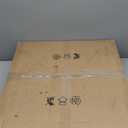 VOLISUN Farmhouse Caged Ceiling Fans with Lights Flush Mount, 23.6'' Rustic Low Profile Ceiling Fan with Light and Remote, Bladeless Fandelier Ceiling Fans with Lights for Kitchen, Bedroom-Gold