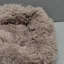 Hoewina Dog & Cat Bed for Indoor Cats, 20in Calming Donut Bed for Puppy and Kitten, Washable Round Fluffy Pet Bed for Small Medium Dogs and Cats