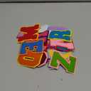 ASTARON 26 Pcs Self Adhesive Letter Patches Chenille Letters Stickers, A-Z Embroidered Applique Patches Alphabet Cloth Patch for Clothes, Bags, Hat, Phone Case, DIY Accessories (Mixed Colours)