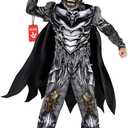 Morph Boys Werewolf Costume Kids With Mask - Knight Skeleton Costume Kids, Halloween Costumes for Boys (Large)