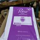 Poise Incontinence & Postpartum Pads for Bladder Leaks, 5 Drop Maximum Absorbency, Regular Length, 96 Count