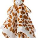 Apricot Lamb Luxury Snuggle Plush Cute Giraffe Infant Stuffed Animals Security Blanket Nursery Character Blanket (Yellow Giraffe, 14 Inches)