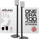 Sound Bass One / ERA100 Floor Stand Twin Pack (2pcs), Black | Compatible with Sonos One, Gen 2, Play:1, SL | Future-Proof Design Also Compatible with ERA 100, Designed by Sound Bass UK. Double, Pair