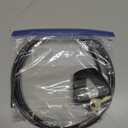 Master Lock Black Python Bike Lock with Key, Adjustable Metal Cable Lock has a Weather Resistant Vinyl Coating for Outdoor Equipment, Bicycles, 6 Feet Long, 8417D