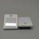 MAZ-TEK Plug in Motion Sensor Lights with Adjustable Brightness,Warm White Motion Activated Led Night Light for Hallway, Stair, Corridor, Kitchen, Living Room, Garage, Basement, Utility Room,2 Pack