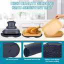 Suitable for Ninja Crispi Air Fryer Silicone,Reusable silicone Heat Resistant Mat with 100 Airfryer Paper Liners, Non-Slip and Protects the Countertop from Heat Damage