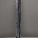 Reinforced 42 Extra Tall Retractable Baby Gates with Rods, Extends up to 60 Wide, Tall Retractable Dog Gate for Doorways Prevent Crawling Through Mesh Pet Gate Indoor Outdoor, Black